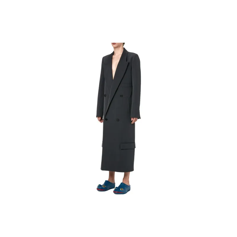 JW Anderson Coats Women's Charcoal Gray-1