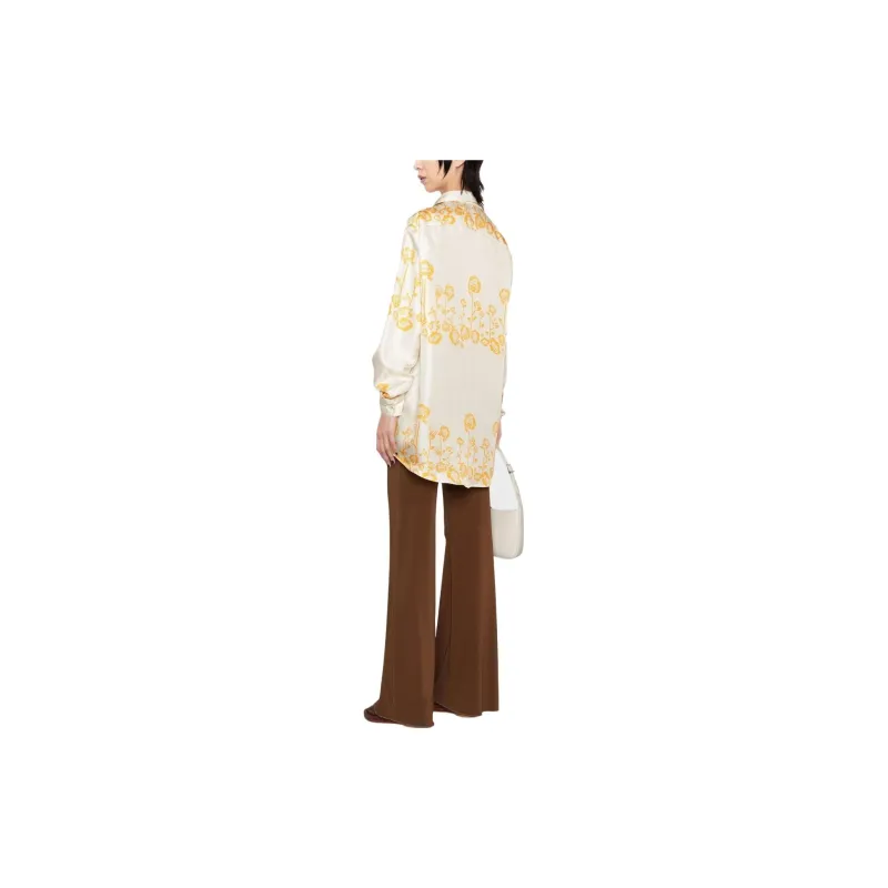NANUSHKA Floral print Silk Shirt-3
