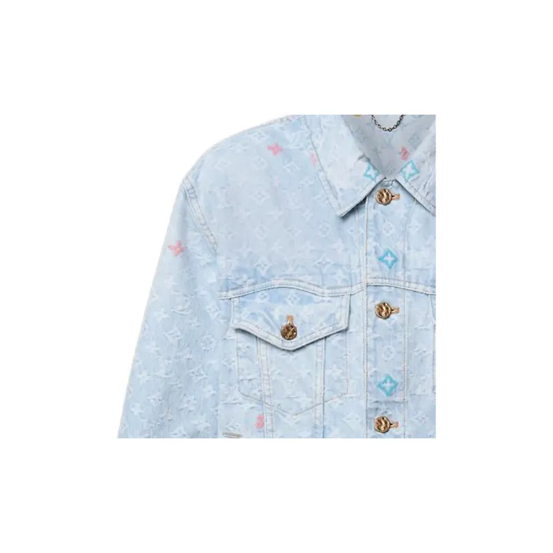 LOUIS VUITTON By Tyler The Creator Monogram Denim Jacket-4