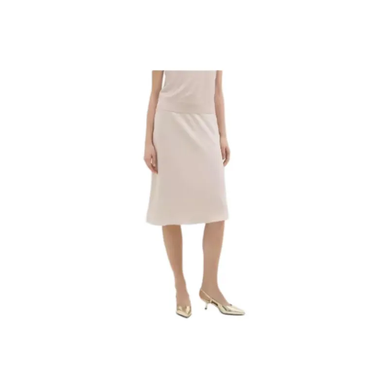 THEORY Casual Long Skirts Women's Stone White-3