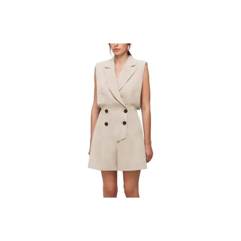 Self portrait Jumpsuit Women's Vanilla Apricot-2