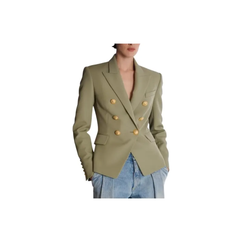 BALMAIN Double-Breasted Tailored Blazer-4
