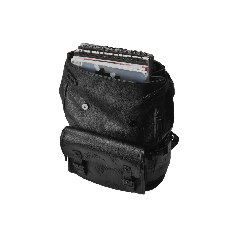 GLORY&CO PVC Backpack Men's Black-3