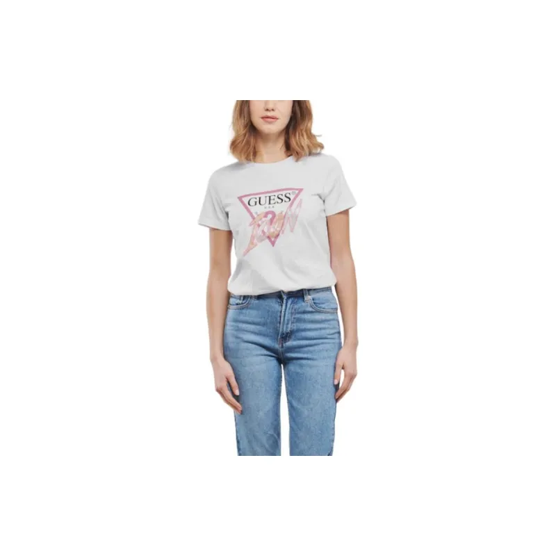 GUESS T Shirts Women's White-1
