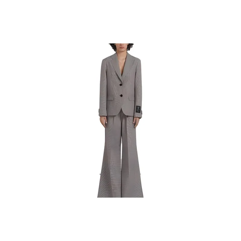 MARNI Houndstooth Checked Single Breasted Jacket-1