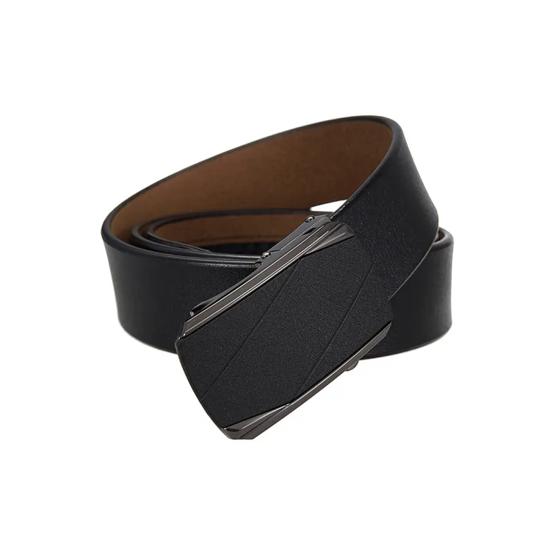 Yalu Preferred Cow Split Leather Belts Men's 3.5CM-1