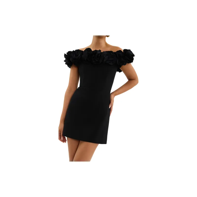 Rebecca Vallance Odetta Ruffled Mini Dress-1