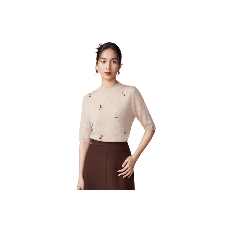 BBLLUUEE Sweater Women's Vanilla Apricot-2