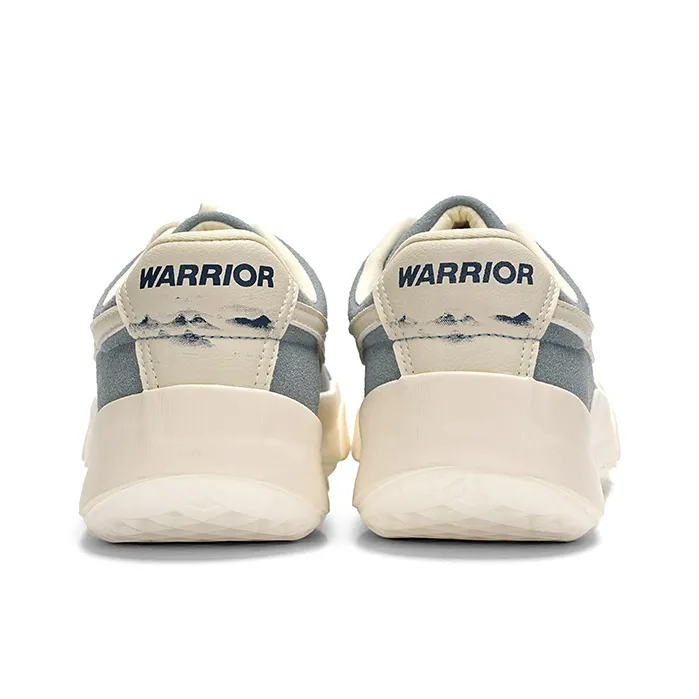 Warrior Sky Power Fashion Canvas Shoes Skateboard Shoes Unisex Light Blue/Beige-3
