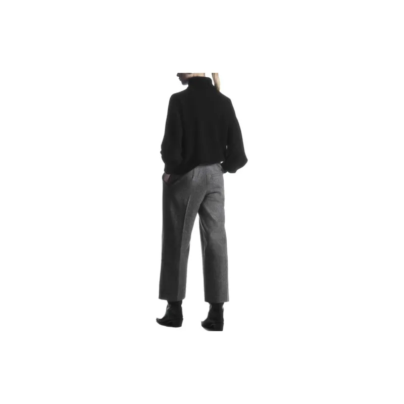 COS Casual Pants Women's White/Black-3