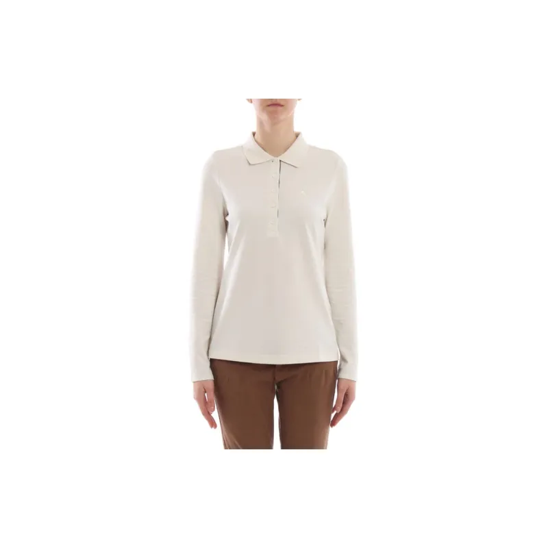 Burberry Polo Shirt Women's Beige-3