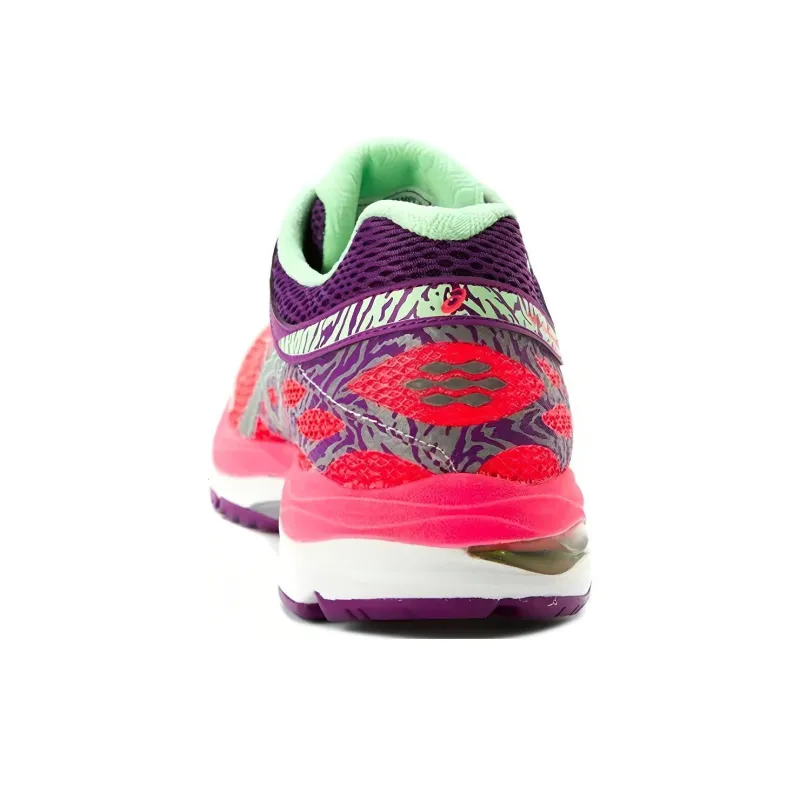 Asics Gel-Cumulus 17 Wear-Resistant Low-Top Running Shoes Women's Red-2
