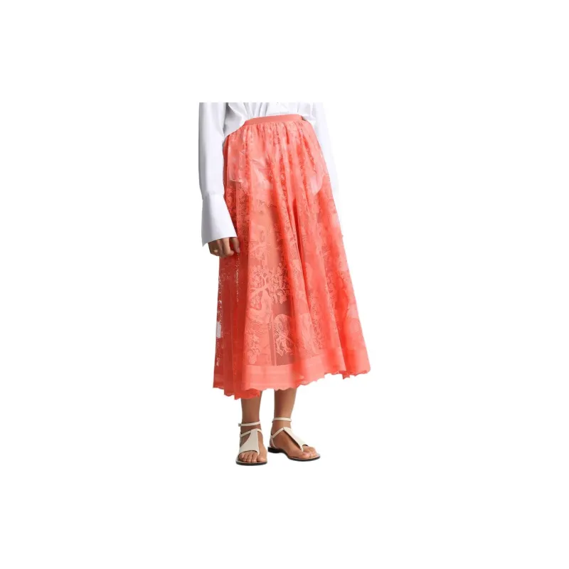 DIOR DIORiviera Flared Midi Skirt-3