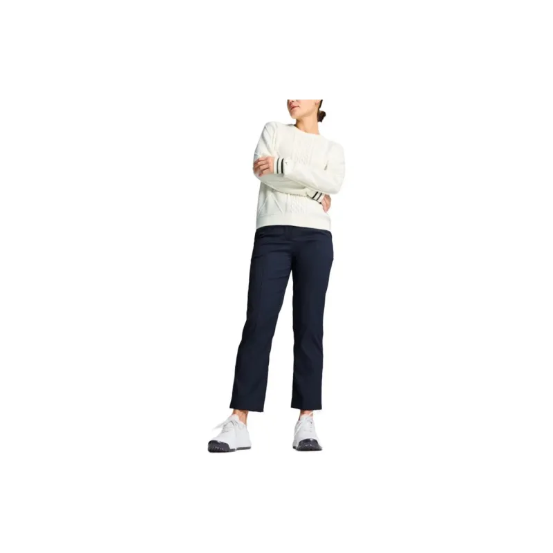PUMA Knitsweater Knitwear Women's Warm White-3