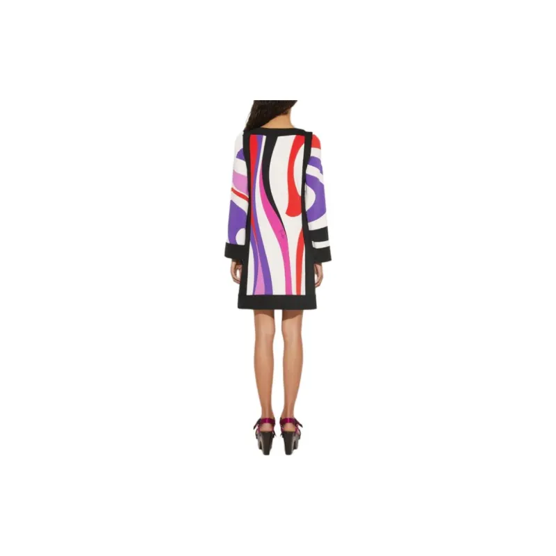 Pucci Marmo print Long sleeve Dress-3