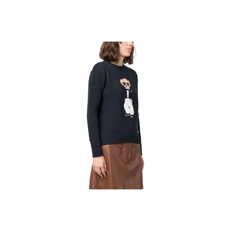 Ralph Lauren Collection Tuxedo Bear Cotton Jumper-2