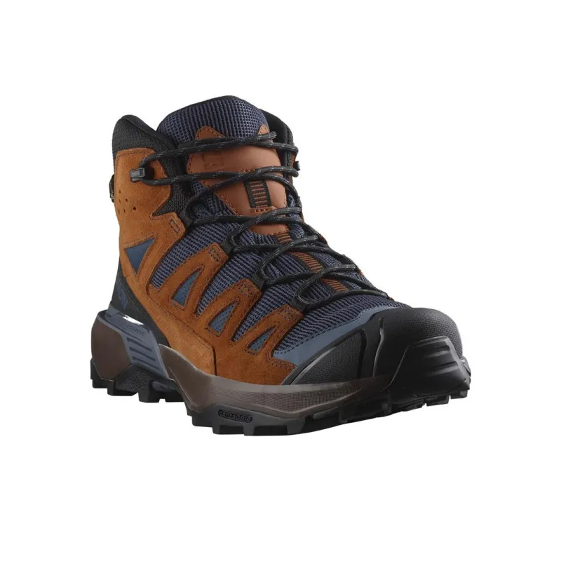 SALOMON X ULTRA 360 Anti Slip Wear Resistant Mid Top Hiking Shoes Men's Brown Gray-2