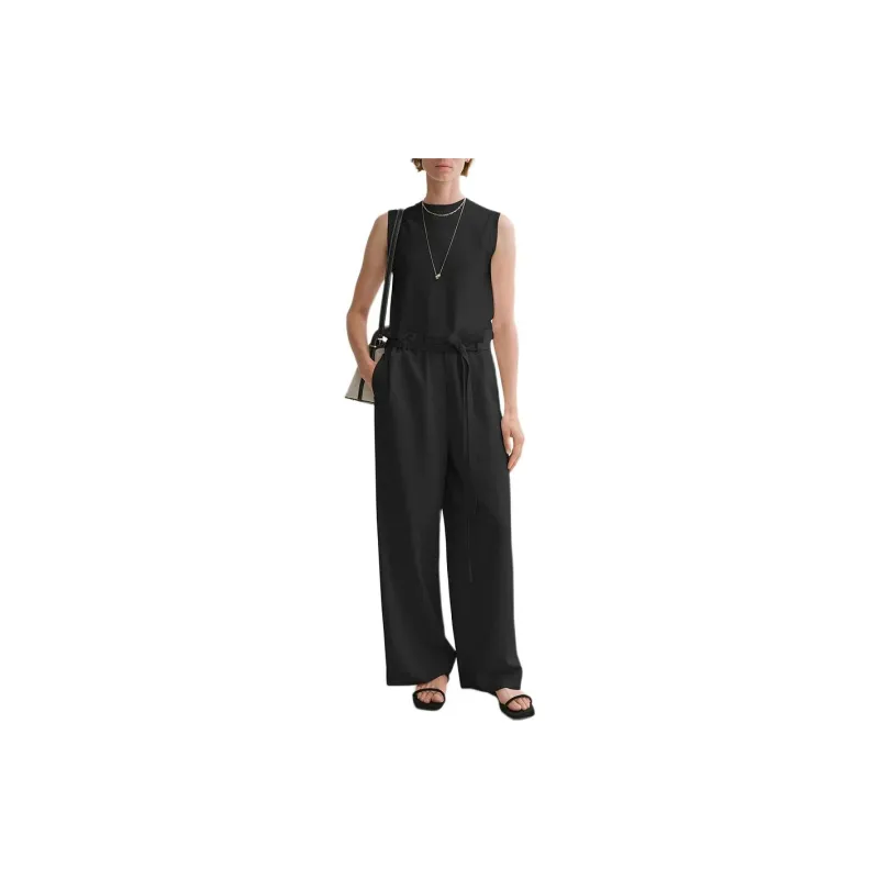 TOTEME Belted Flared Trousers-1