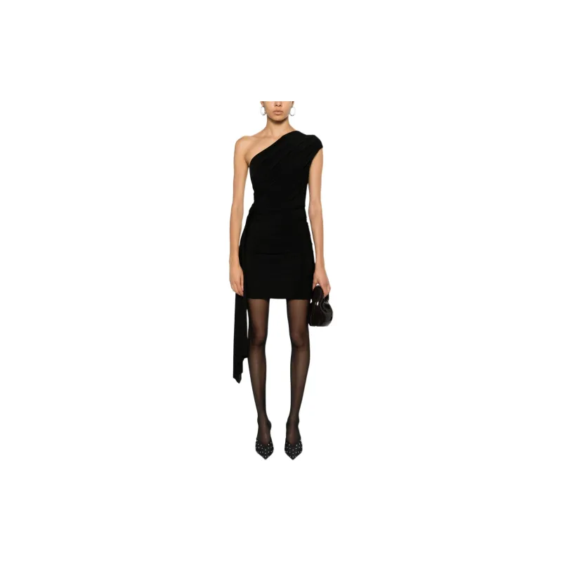 Balenciaga Draped Mini Dress-1