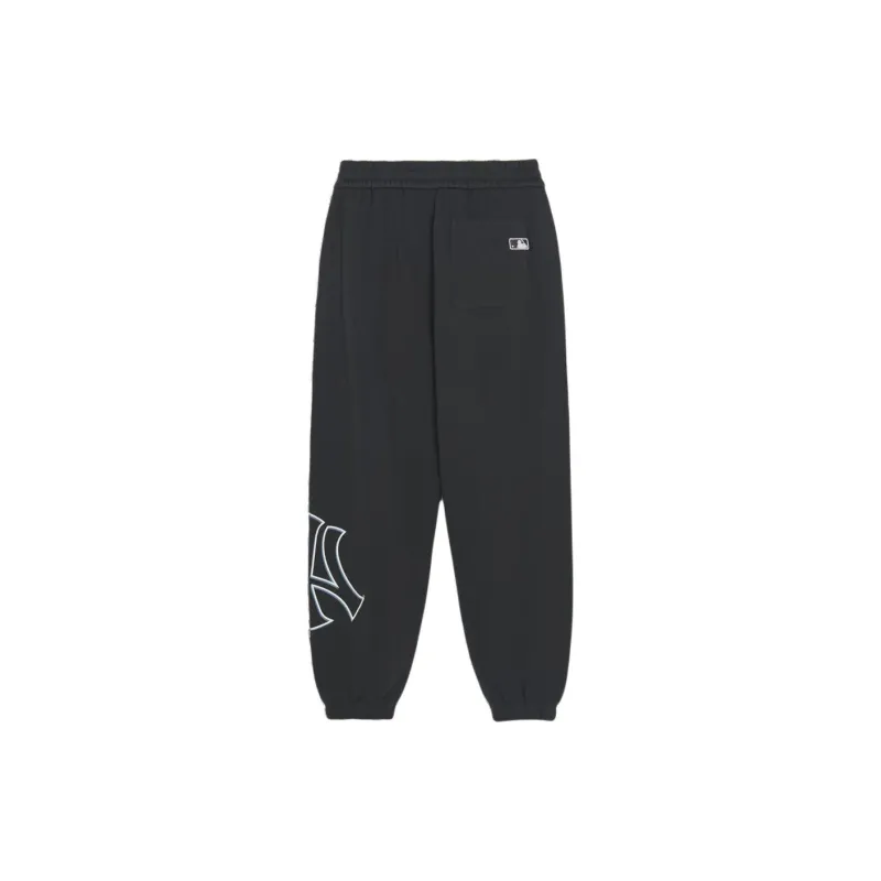 MLB Basic Mega New York Yankees Casual Pants Unisex Charcoal Gray-1