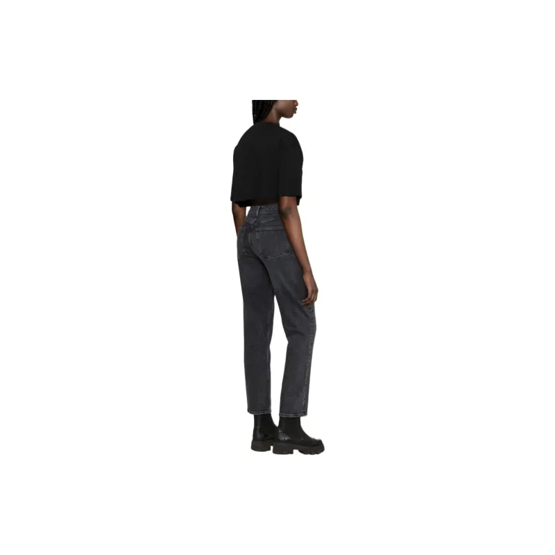 AGOLDE High-rise Cropped Jeans-2