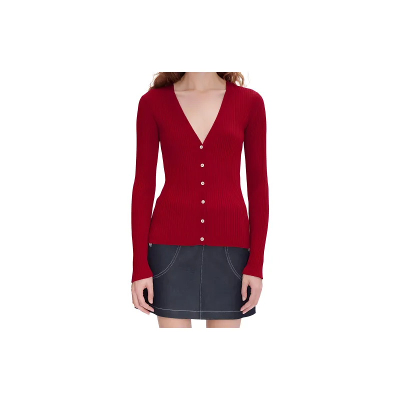A.P.C x Katie Holmes Knitwear Women's Raspberry-2