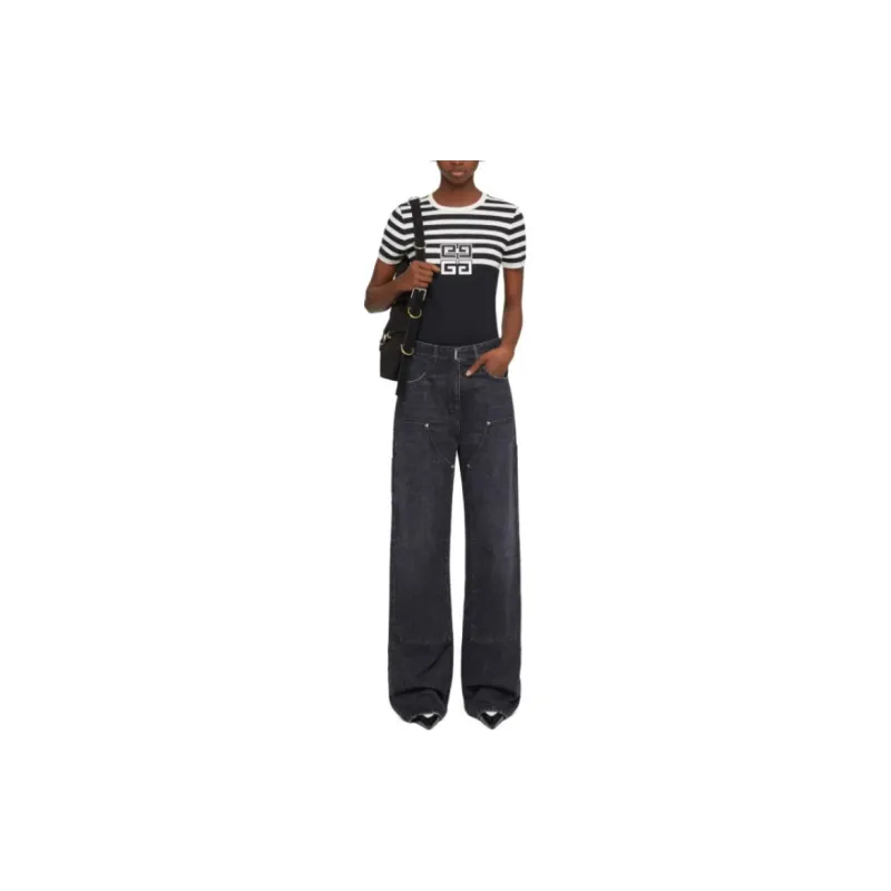 GIVENCHY SS24 Jeans Women's Black-1