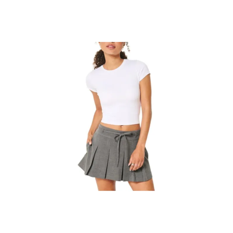 Hollister Casual Short Skirts Women's Gray-2