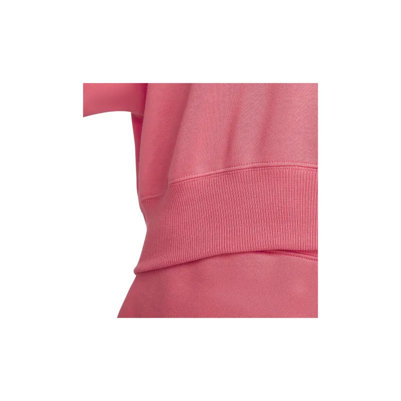 Nike Women's 1/2 Zip Cropped Sweatshirt Women's Aster Pink-2