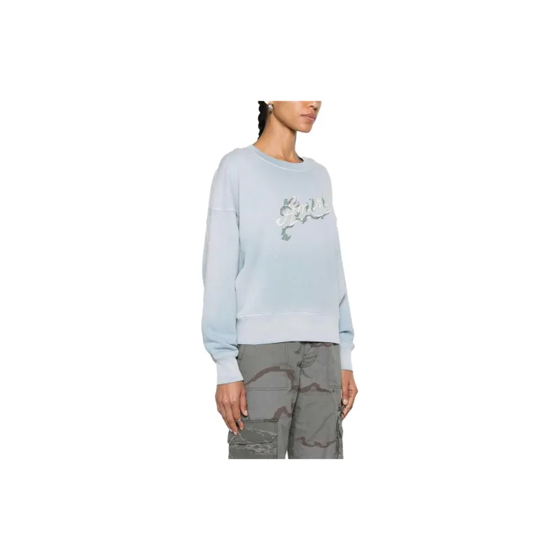 AMIRI Sweatshirt Women's Light Blue-3
