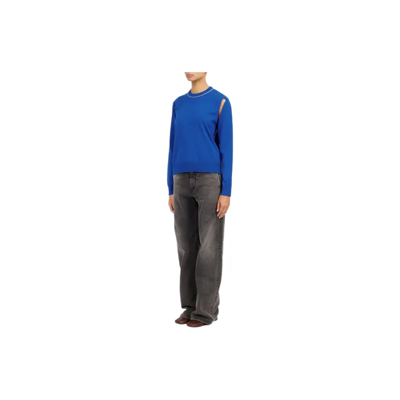 MM6 Maison Margiela Sweater Women's Blue-3