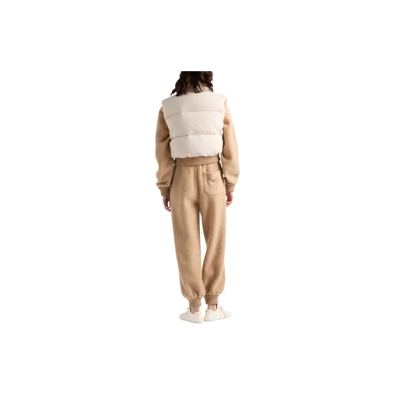 PRADA Logo patch Fleece Track Pants-2