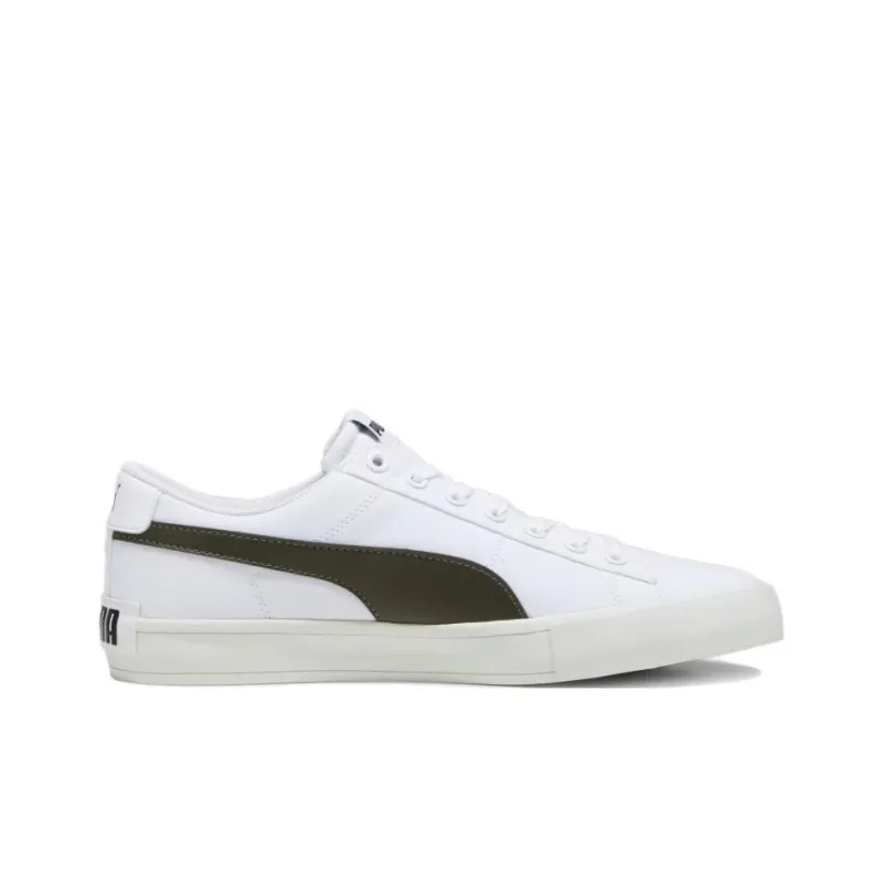 PUMA Bari Casual Slip Resistant, Abrasion Resistant, And Balanced Low Top Skateboard Shoes Unisex White Gray-1