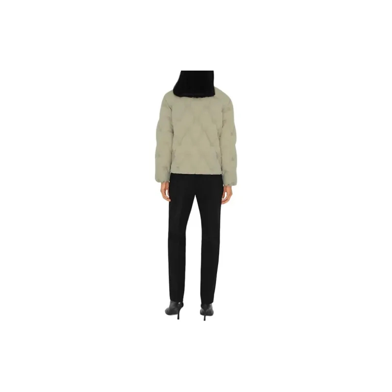 Burberry Zip Up Quilted Down Jacket-1
