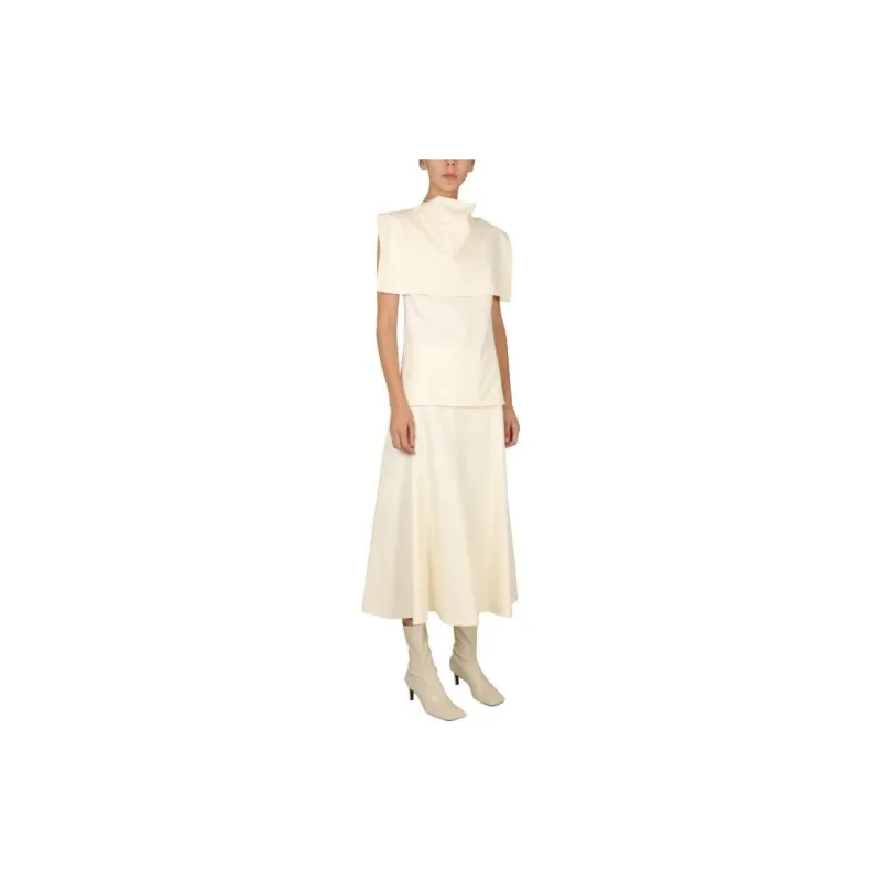 JIL SANDER Back-Zipped Sleeveless Top-1