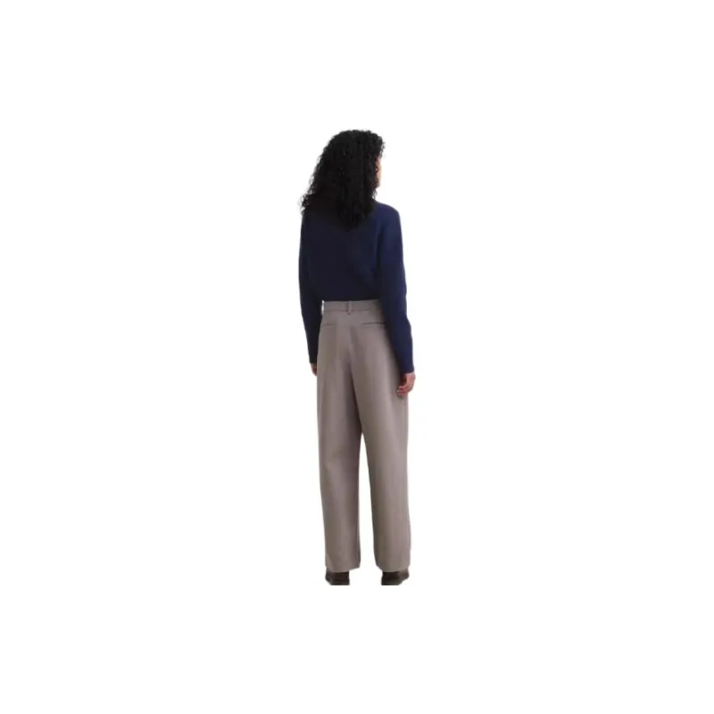 UNIQLO x CDC FW23 Casual Pants Women's Navy Blue-1