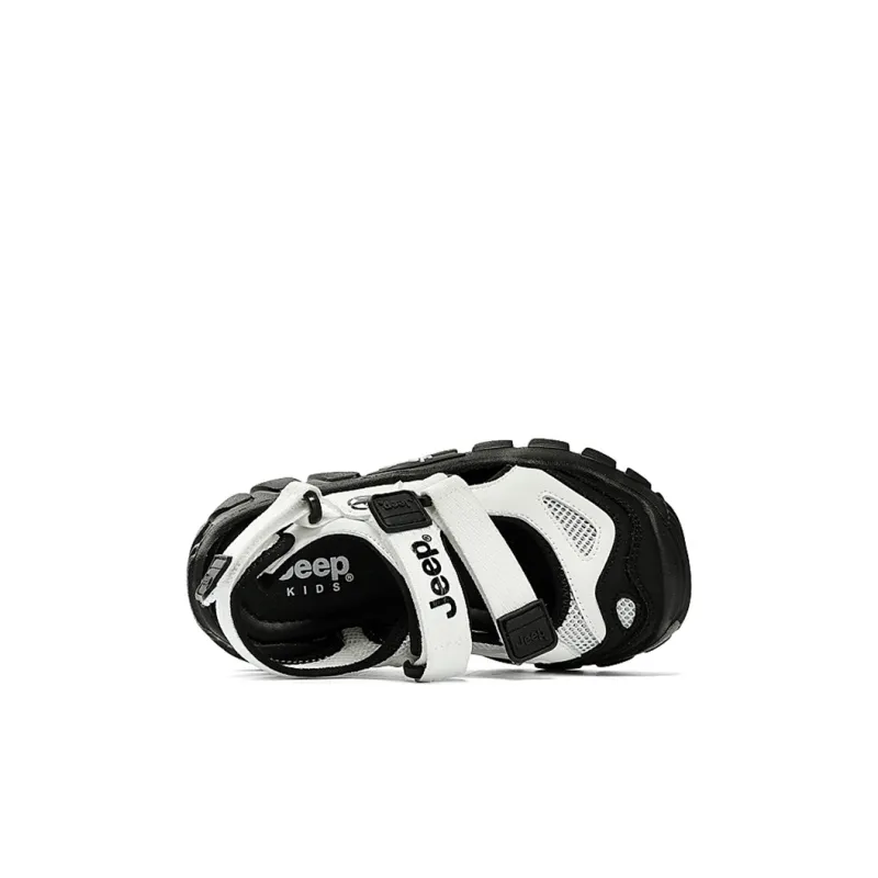 Jeep Children's Sandals White Black Kids'-2