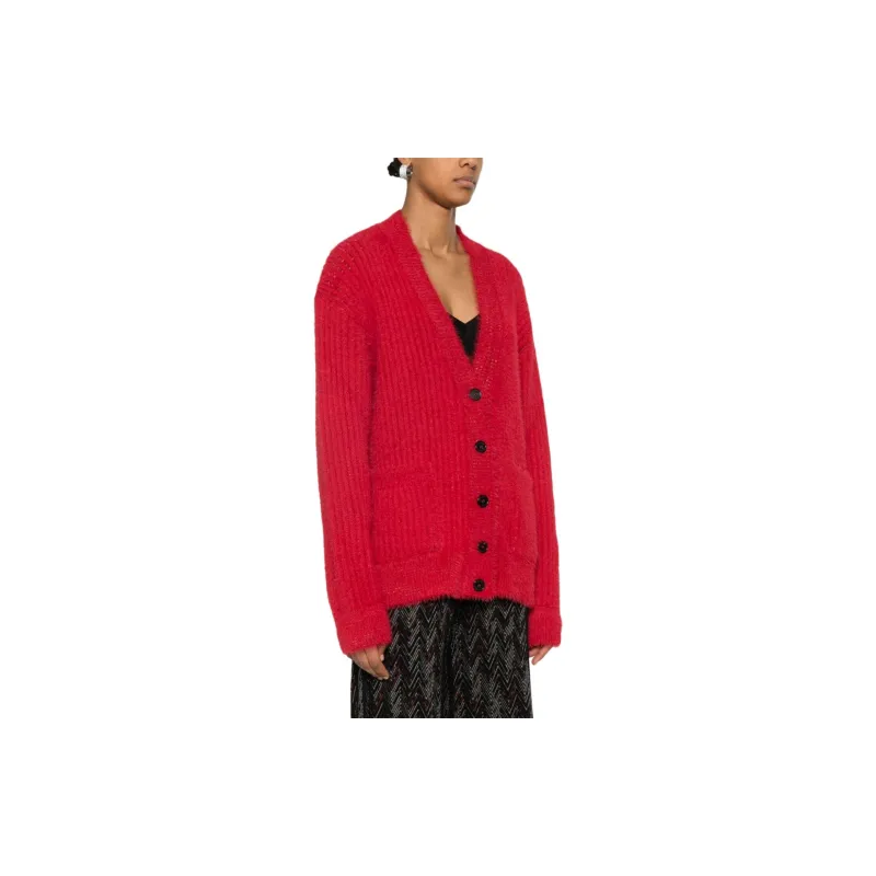 MISSONI Brushed Ribbed Cardigan-3