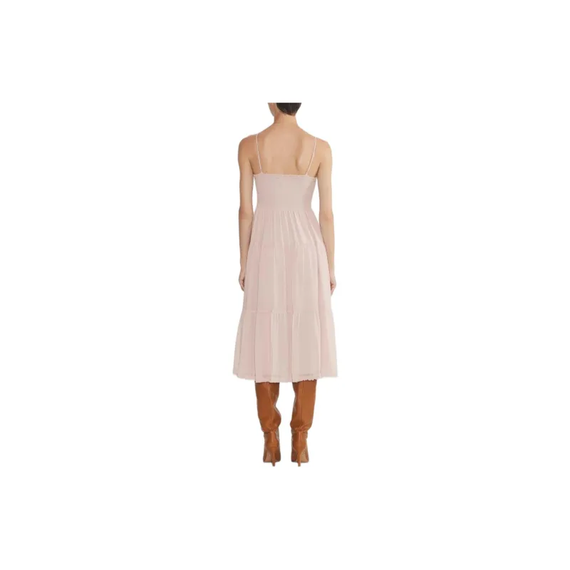 ARITZIA Wilfred Tuberose Dress Slip Dresses Women's Bow Pink/Bowknot Pink-3