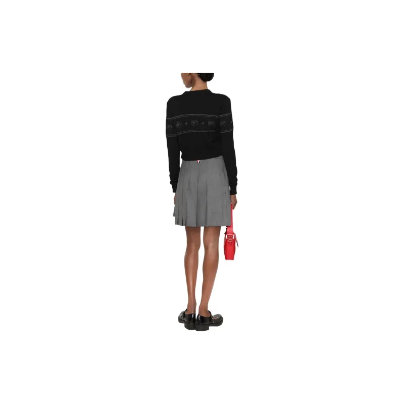 CHIARA FERRAGNI Glitter-logo Jumper-2
