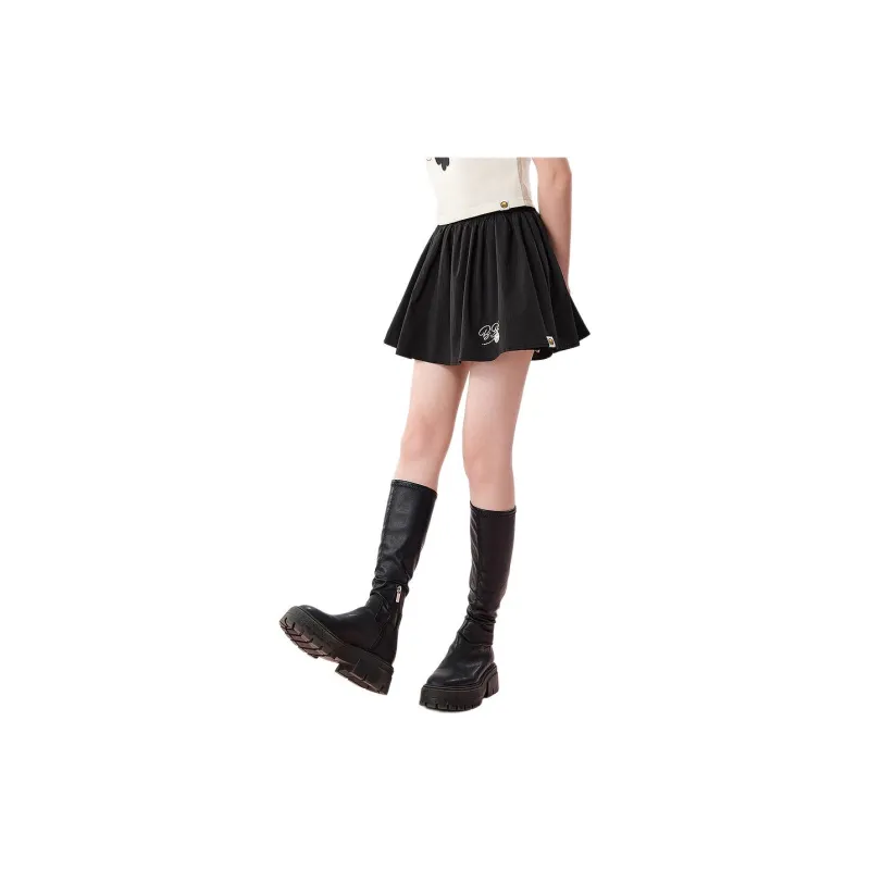 B.Duck Casual Short Skirts Women's Black-2