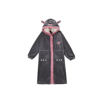 YSO Pajama Robe Women's Dark Gray