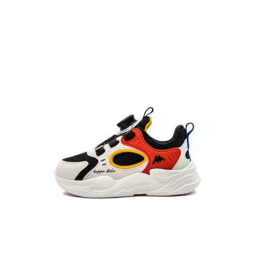 KAPPA KIDS Cushioned Slip-Resistant Kids Lifestyle Shoes Beige Black Kids'