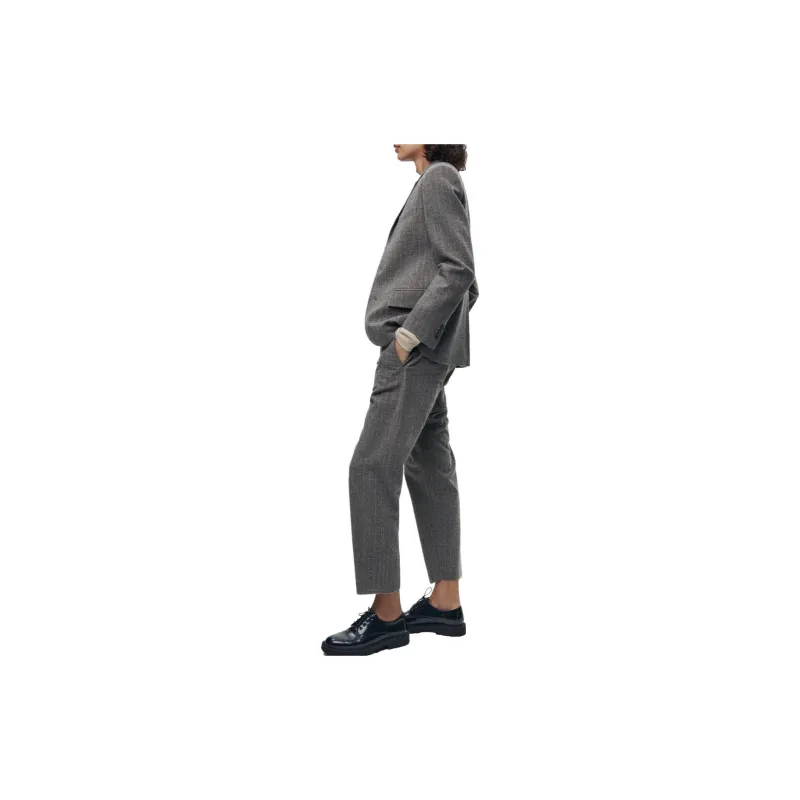 ZARA Business Suit Women's Gray-3