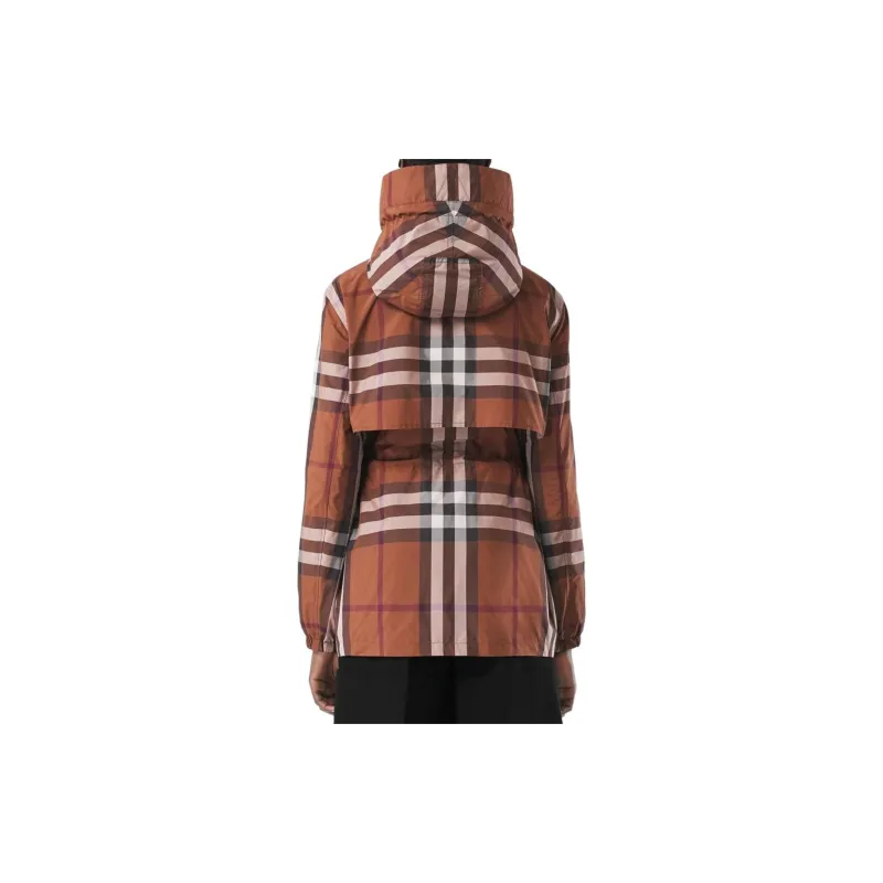 Burberry Check pattern Lightweight Parka Jacket-3