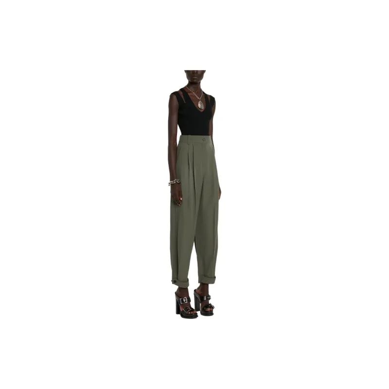 Alexander McQueen Casual Pants Women's Green-3