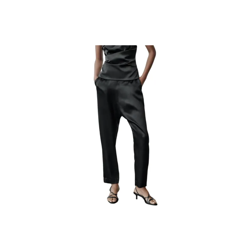 ZARA Casual Pants Women's Black-2