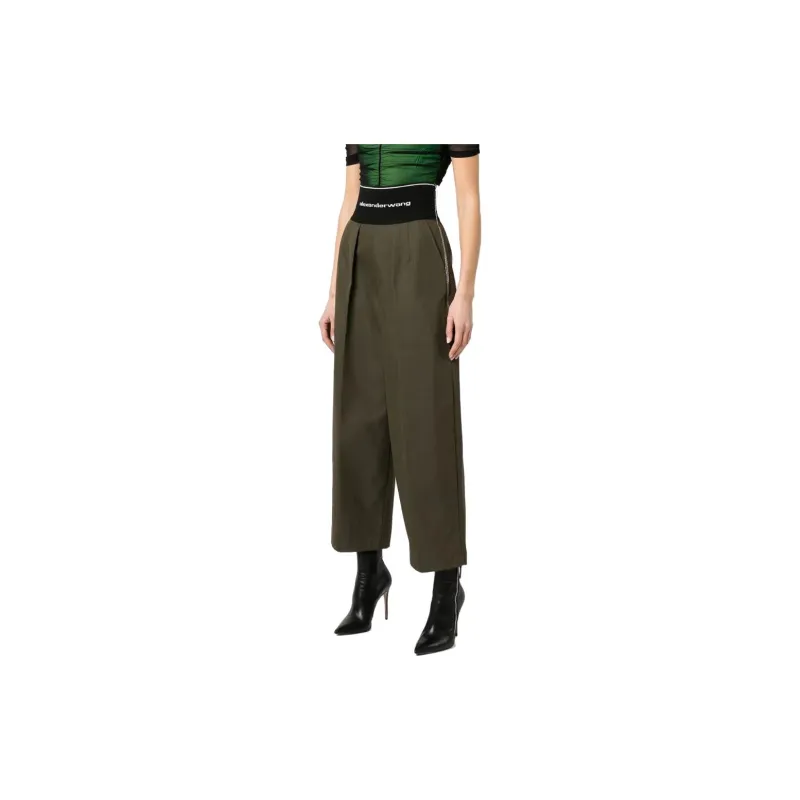 Alexander Wang Casual Pants Women's Dark Green-3