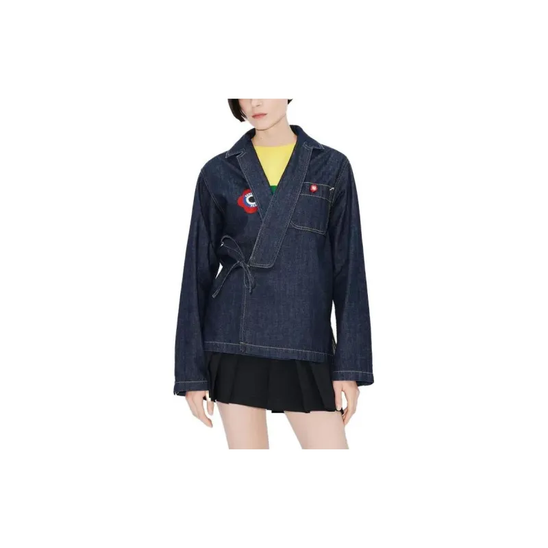 KENZO Shirts Women's Dark Blue-3
