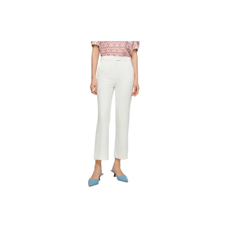 JZ. ANNAKRO Casual Pants Women's Pure White-1
